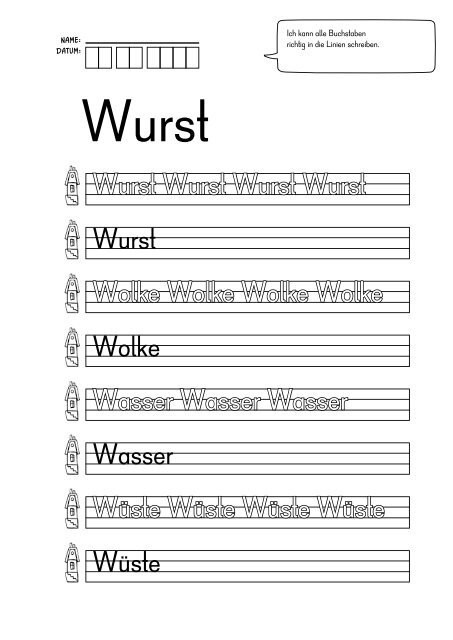 SCHREIBTRAINING 2: WÖRTER SCHREIBEN