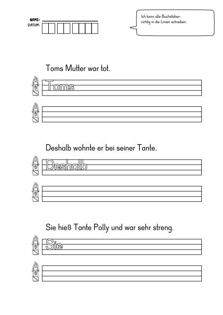 SCHREIBTRAINING 3: SÄTZE SCHREIBEN