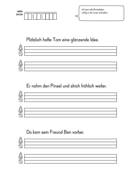 SCHREIBTRAINING 3: SÄTZE SCHREIBEN