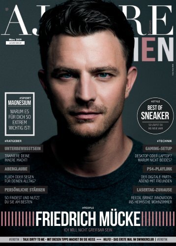 AJOURE´ Men Magazin März 2019