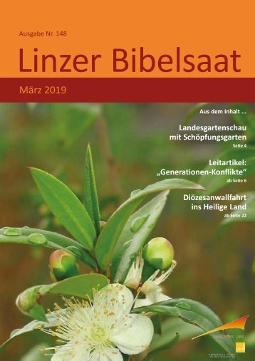Linzer Bibelsaat Nr.148 (Ausgabe März 2019)