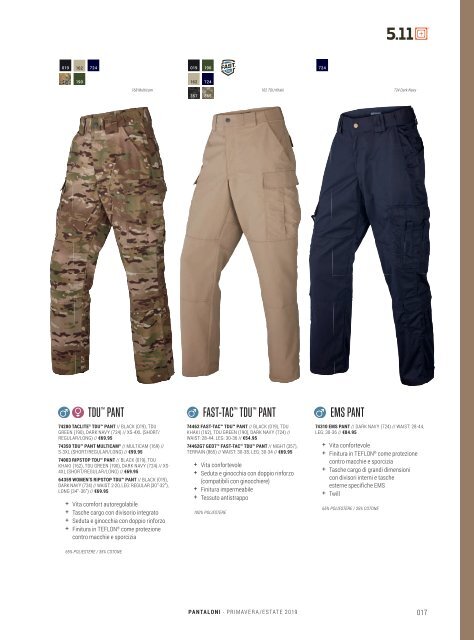 5.11 Tactical - Spring/Summer - Italian Corporate