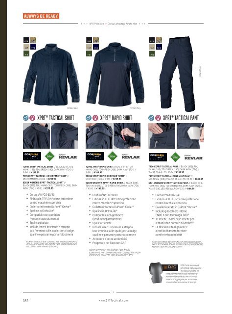 5.11 Tactical - Spring/Summer - Italian Corporate