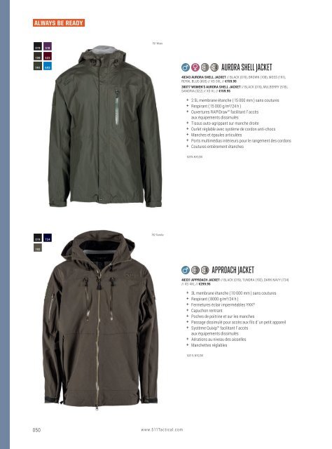 5.11 Tactical - Spring/Summer - French Corporate