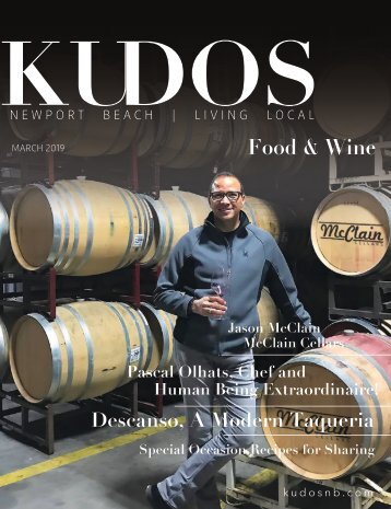 KUDOS March 2019 - Food and Wine 