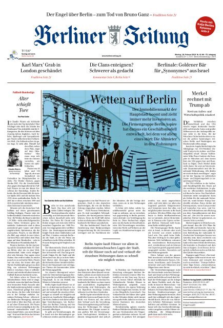 Berliner Zeitung 18.02.2019