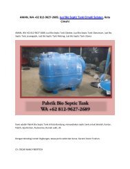 AMAN, WA +62 812-9627-2689, Jual Bio Septic Tank Cimahi Selatan, Kota Cimahi