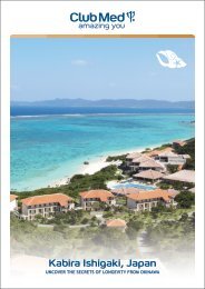 MY Flyer - Club Med Kabira, Japan