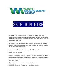 Skip Bin Hire - WM Group