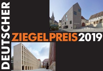 Deutscher Ziegelpreis 2019 | Dokumentation