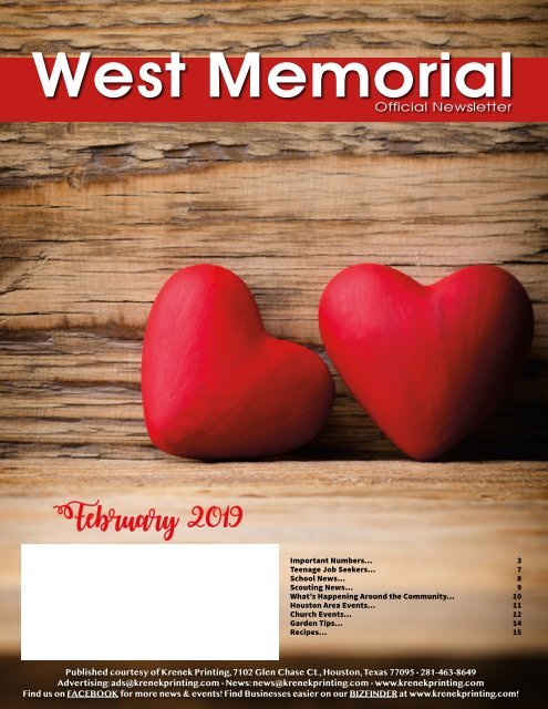 West Memorial February 2019