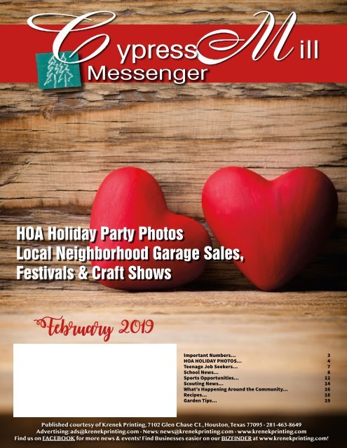 Cypress Mill February 2019