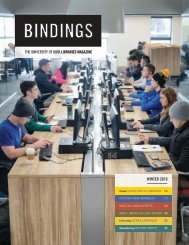 BINDINGS - University of Iowa Libraries magazine - Winter 2019