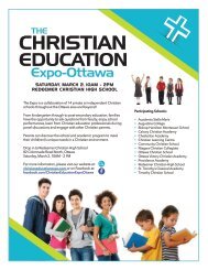 2019 Christian Education Expo Ottawa Poster