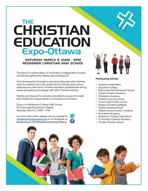 2019 Christian Education Expo Ottawa Poster