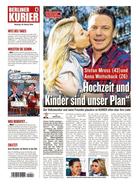 Berliner Kurier 19.02.2019