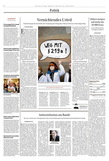 Berliner Zeitung 19.02.2019