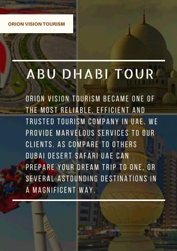 Abu Dhabi Tours