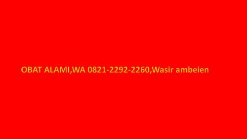 100% AMAN  , WA/HP 0821-2292-2260 , Penyebab Wasir