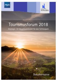 Dokumentation Tourismusforum 2018