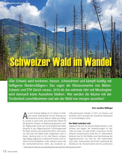 Jagd & Natur Ausgabe März 2019 | Vorschau