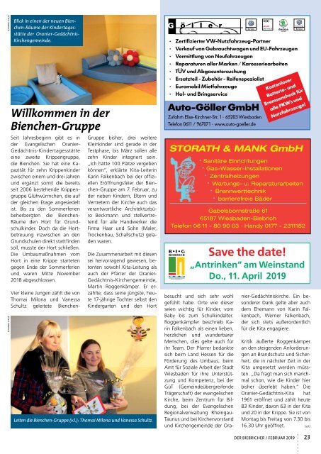 DER BIEBRICHER, Nr. 327, Februar 2019