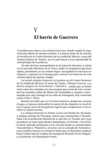 El barrio de Guerrero. La utopía en el barrio, capítulo 5