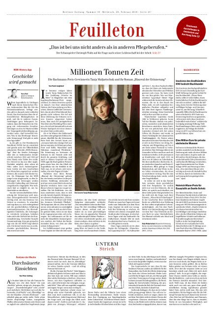 Berliner Zeitung 20.02.2019