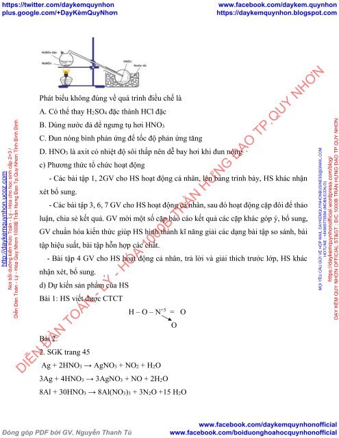 CHỦ ĐỀ AXIT NITRIC VÀ BÀI TOÁN QUY ĐỔI (2018)