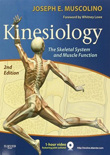PDF Download (yumpu 66) Kinesiology: The Skeletal System and Muscle Function, 2e  [READ] 