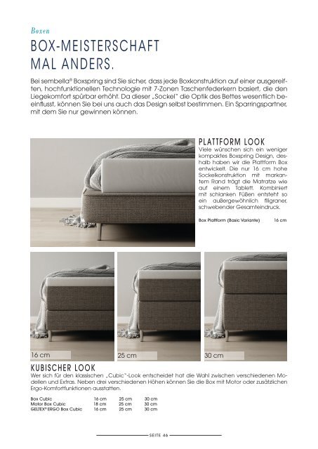 sembella Boxspring