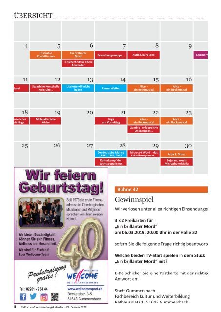 Gummersbacher Stadtmagazin März 2019