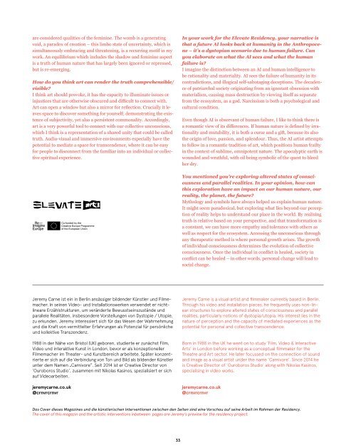 Elevate Festival Magazine – Issue 2