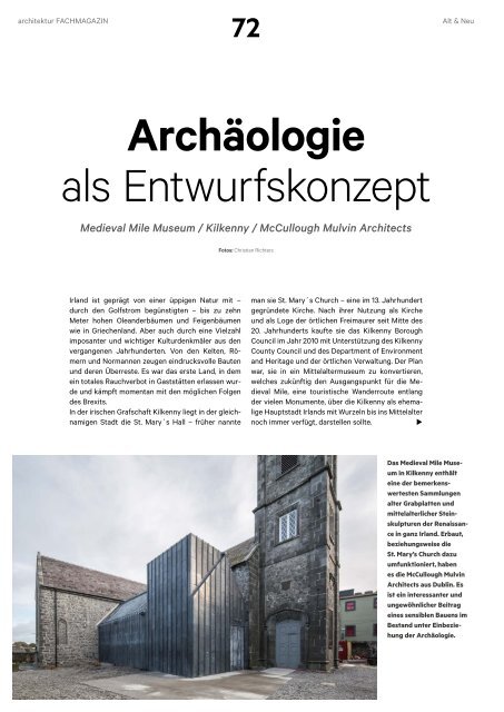 architektur Ausgabe 1 2019