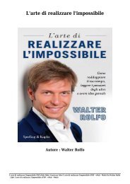 Scaricare Libri L'arte di realizzare l'impossibile Gratis Di Walter Rolfo