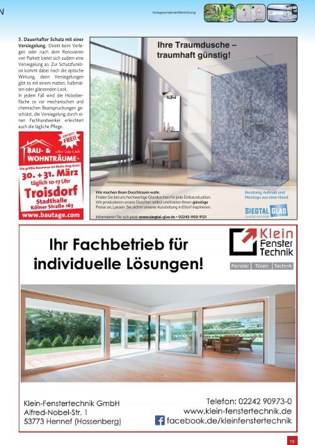 Hennefer Stadt-Magazin - März 2019