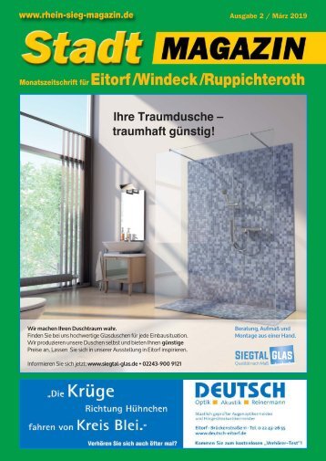 Stadt-Magazin Eitorf, Windeck, Ruppichteroth - März 2019