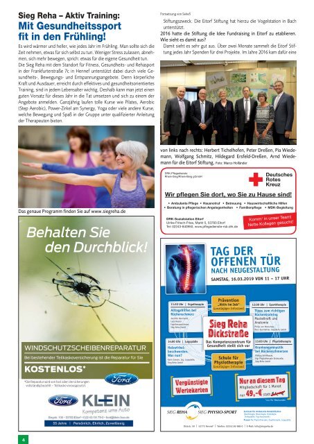 Stadt-Magazin Eitorf, Windeck, Ruppichteroth - März 2019