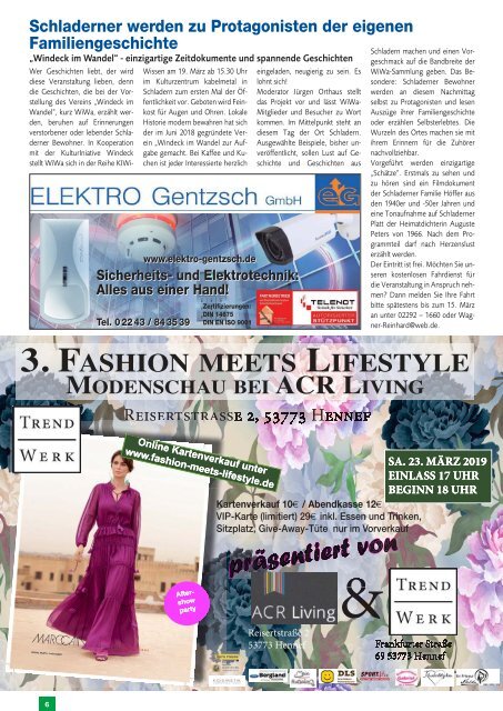 Stadt-Magazin Eitorf, Windeck, Ruppichteroth - März 2019
