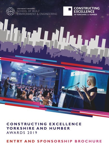 Constructing Excellence Yorkshire and Humber Awards 2019 - Entry Brochure