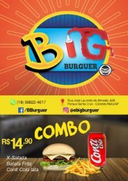 Cardápio Big Burguer