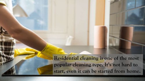 Types of Residential and Commercial Cleaning Services