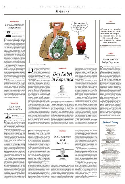 Berliner Zeitung 21.02.2019