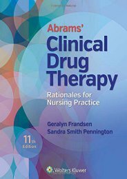 [+][PDF] TOP TREND Abrams  Clinical Drug Therapy: Rationales for Nursing Practice [PDF] 