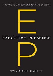 [+]The best book of the month Executive Presence: The Missing Link Between Merit and Success [PDF] 