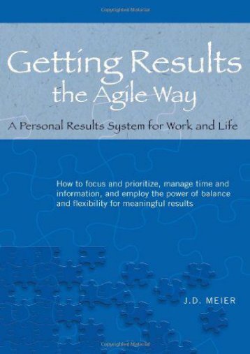 [+][PDF] TOP TREND Getting Results the Agile Way: A Personal Results System for Work and Life  [NEWS]