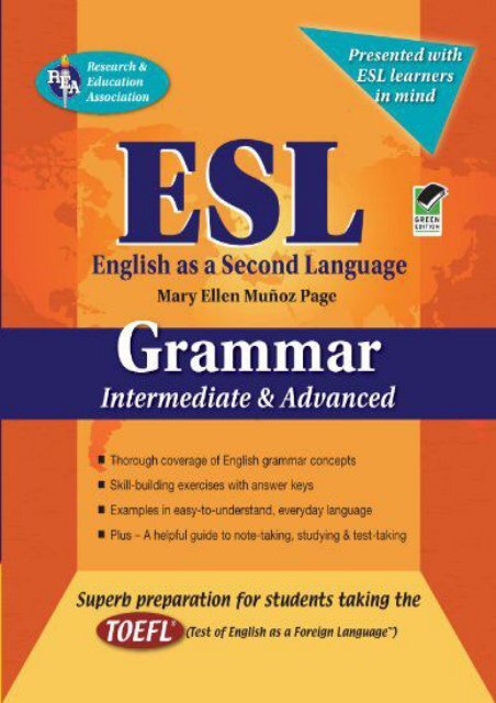 [+]The best book of the month ESL Intermediate/Advanced Grammar (Rea s Language) [PDF] 