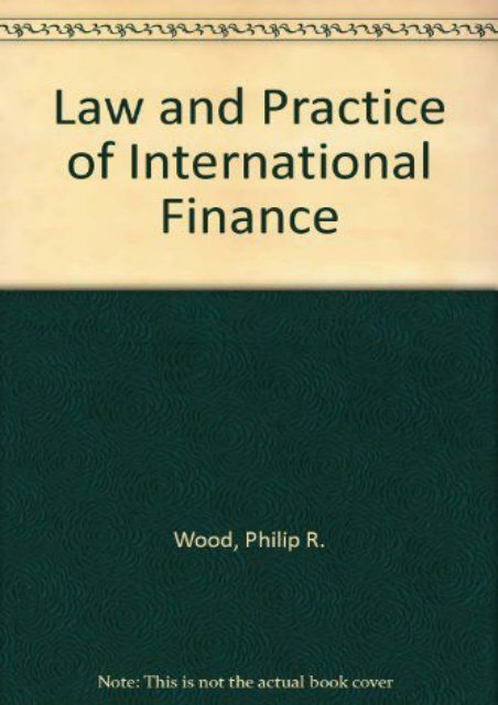 [+]The best book of the month The Law and Practice of International Finance  [FULL] 