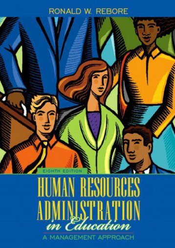 [+][PDF] TOP TREND Human Resources Administration in Education: A Management Approach: United States Edition  [DOWNLOAD] 