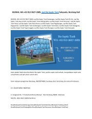 MURAH, WA +62 812-9627-2689, Jual Bio Septic Tank Sukasada, Buleleng Bali